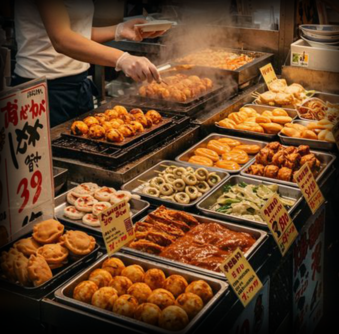 Street food and local market